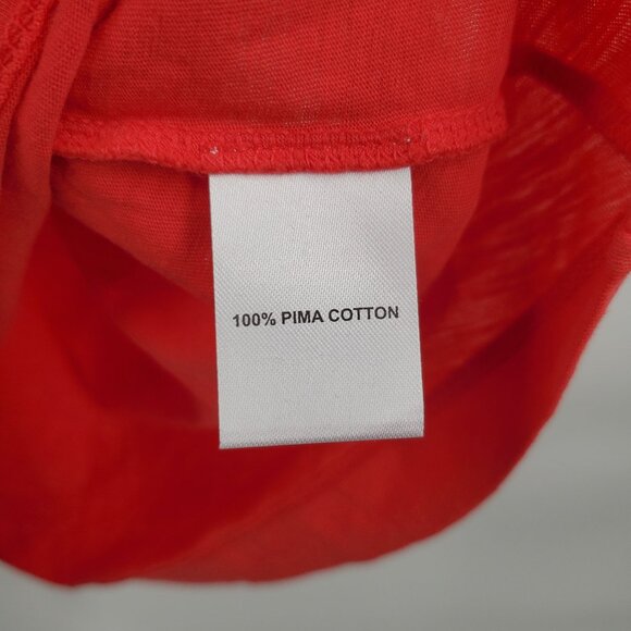 Evereve Elsa Shoulder Detail Slub Tee Shirt Top Women Size XS NWT Short Sleeve - Picture 6 of 12